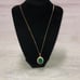 Vintage Green Onyx Necklace 925