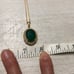 Vintage Green Onyx Necklace 925