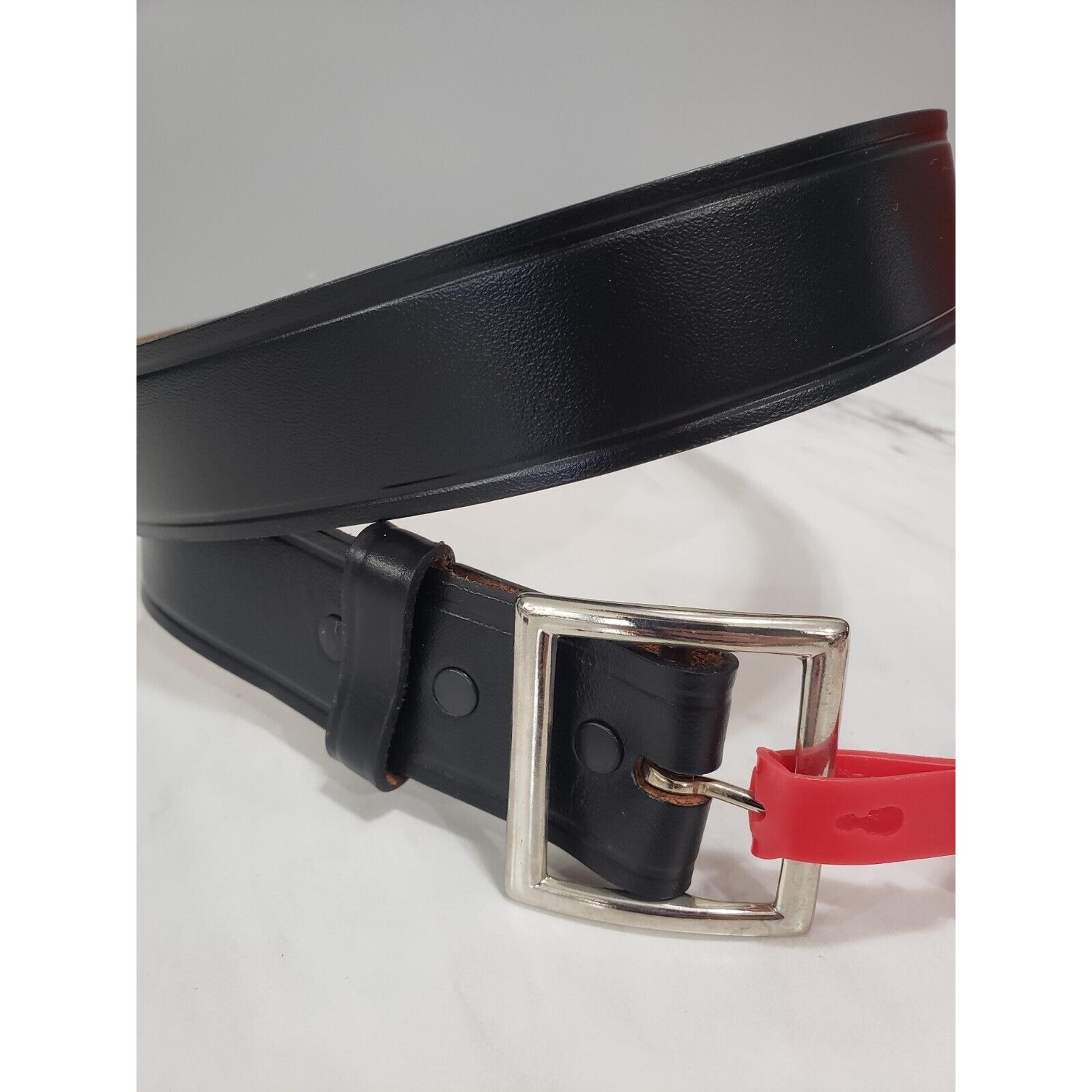 NEW Dickies Men's Casual Leather Belt Solid Simple Classic Black Size 48 Work