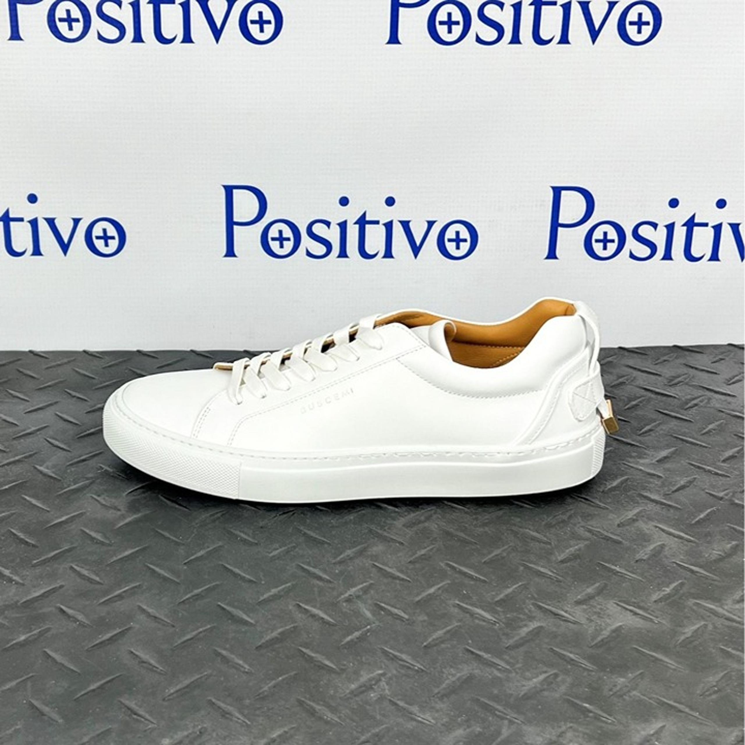 Buscemi Lyndon White Leather Sneakers US 12 EU 45