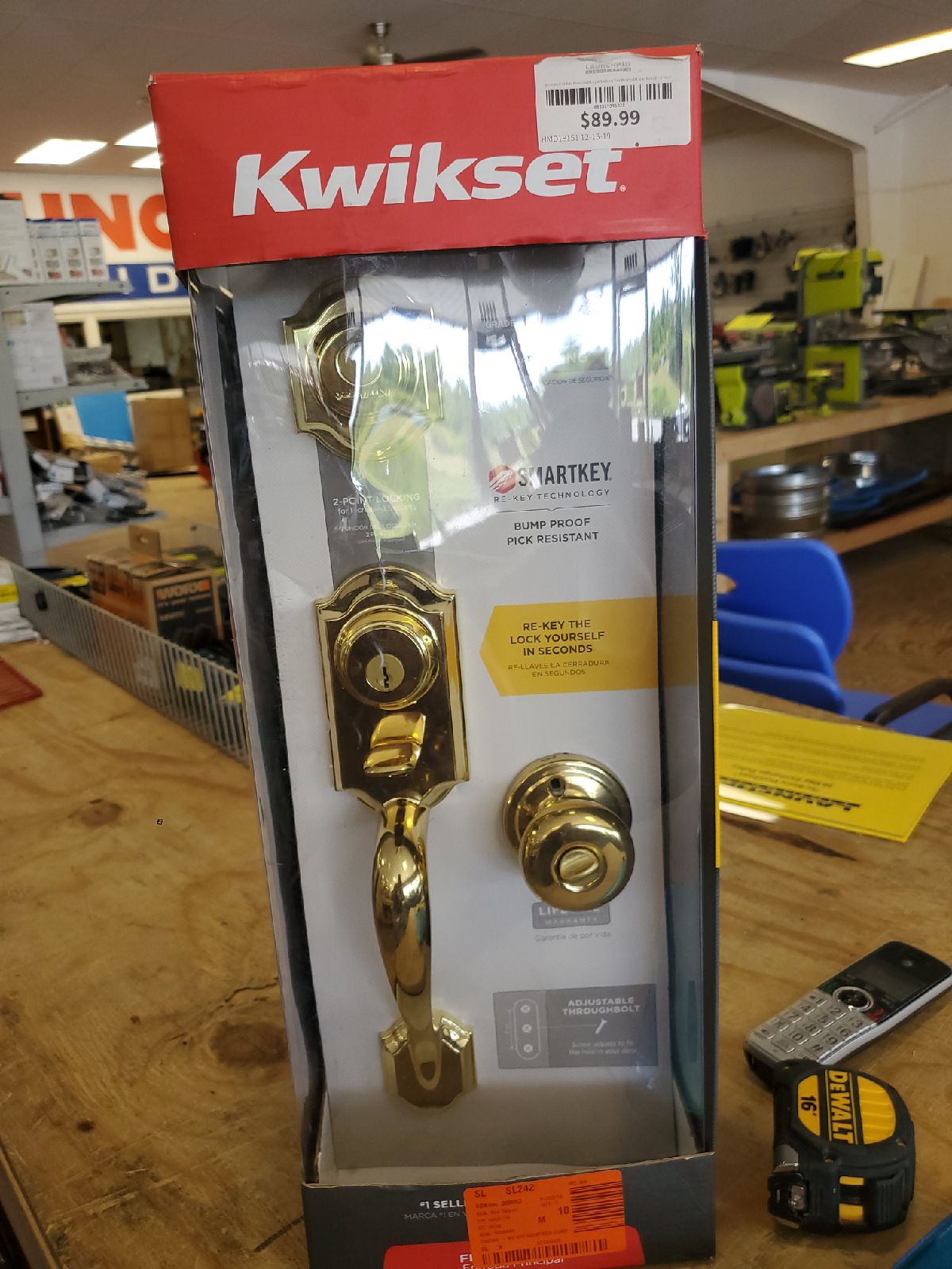 KWIKSET Front Entry lock and deadbolt se