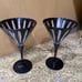 Very Rare Vintage Art Deco Martini Glasses