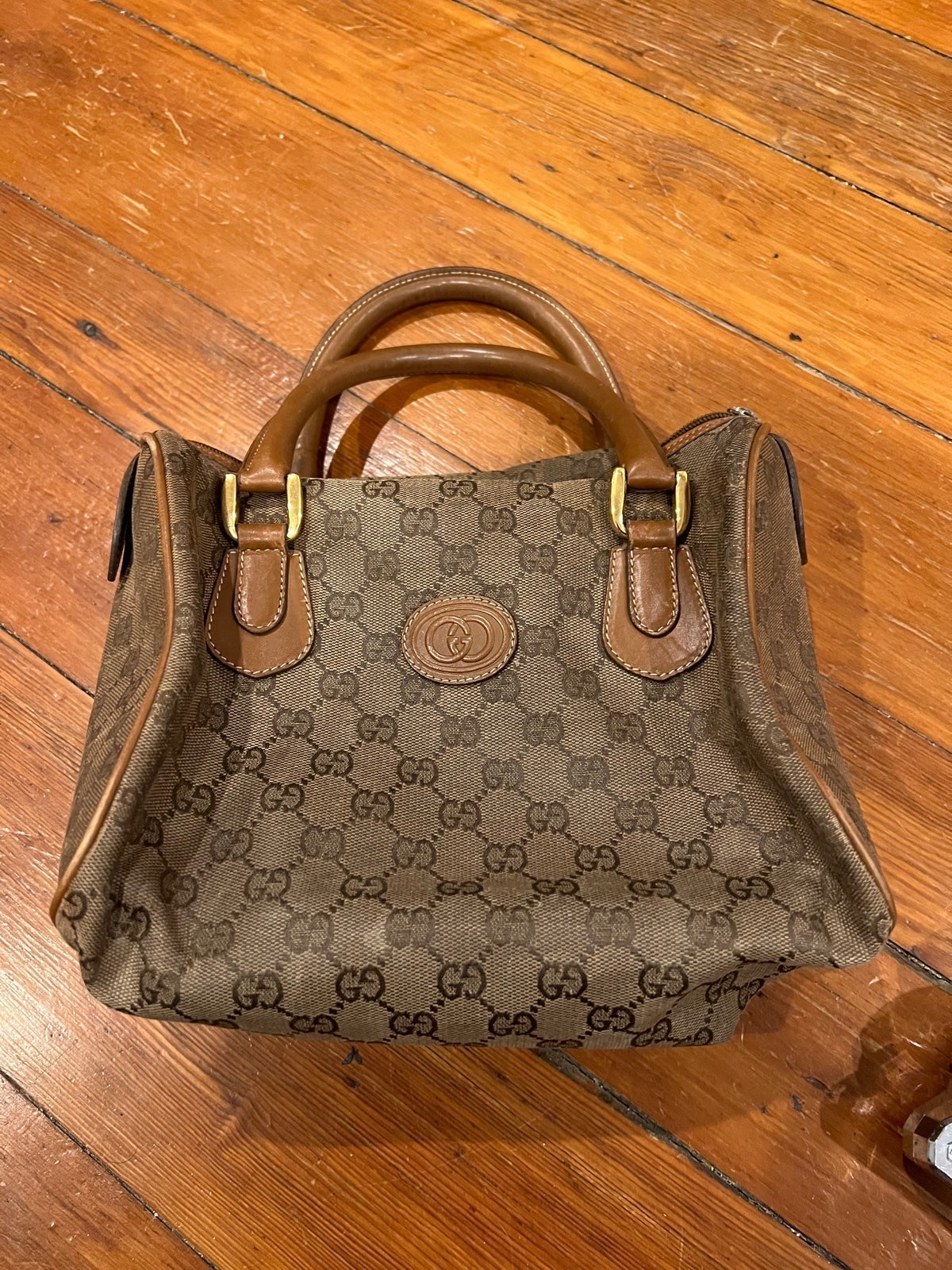 Vintage Gucci Boston Handbag
