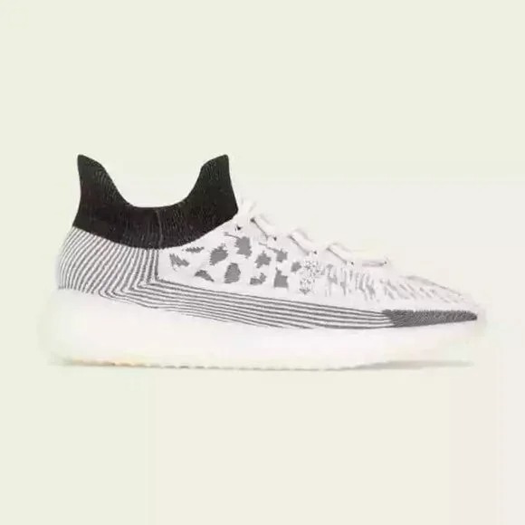 New ADIDAS YEEZY MEN'S YZY 350 V2 CMPCT SHOES, Slate White/Slate Size 9
