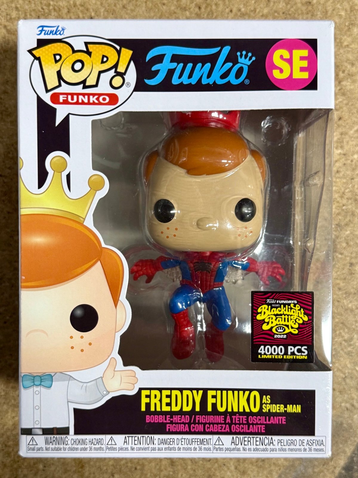 Funko Pop! Freddy As Marvel Spider-Man SE Fundays 2022 LE 4000 Exclusive