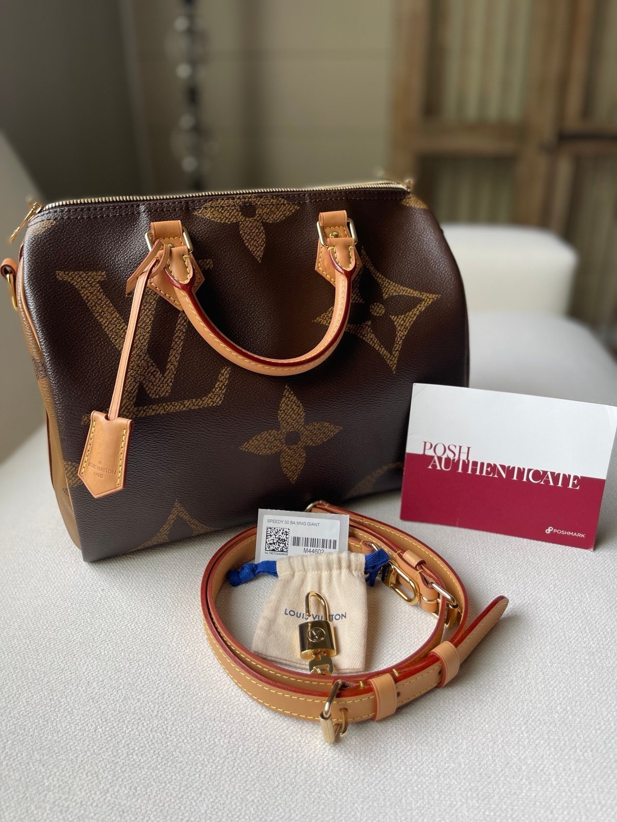 Louis Vuitton Giant Monogram Speedy 30 Bandouliere