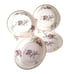 Vintage Limoges France Porcelain Fruit Berry Bowls Set Of 4 With Floral & Bird D