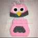 Crocheted Handmade Pink Baby Owl Photo Prop Halloween Costume