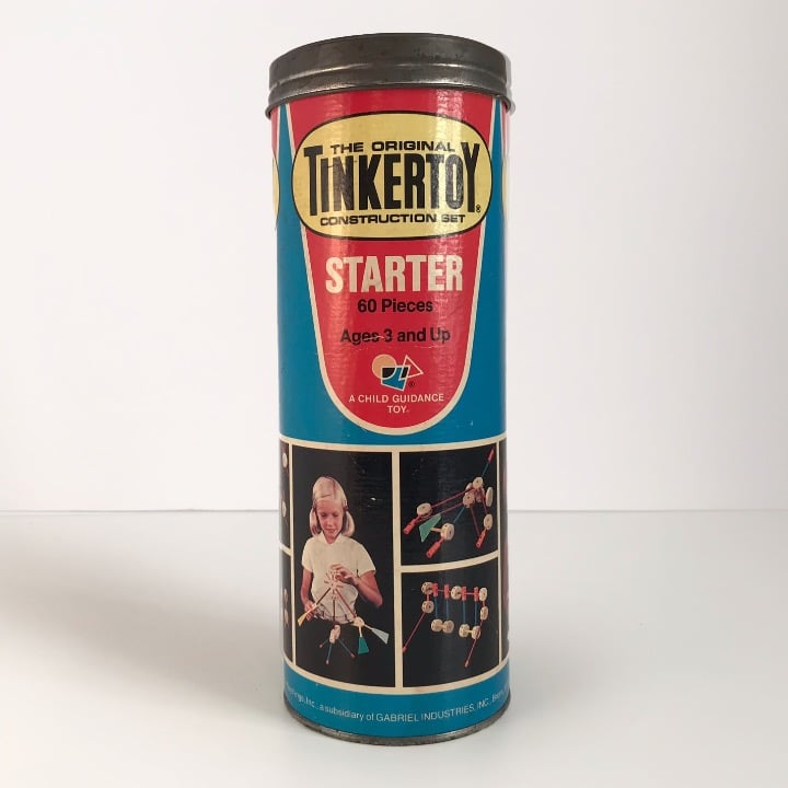 Vintage TinkerToy Set Starter Kit #5116