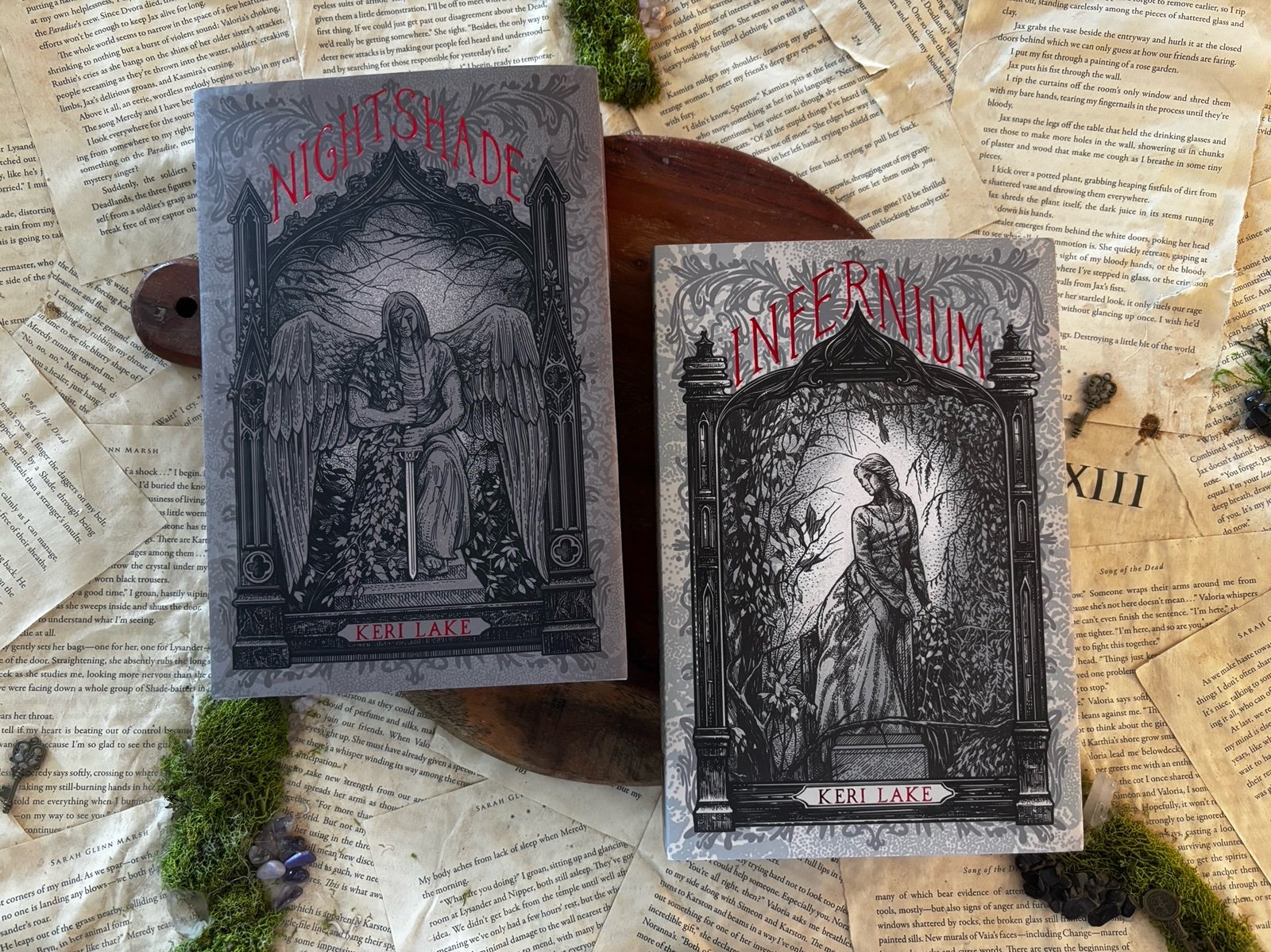 Bookish Box Nightshade Duology signed by Keri Lake - HAND SIGNED