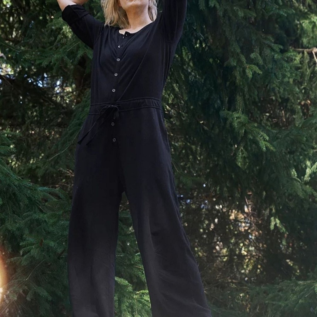 Aerie Weekend Black Jumpsuit Size XS