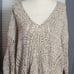 J.Jill cream/tan/black oversized open knit sweater sz XL