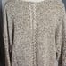 J.Jill cream/tan/black oversized open knit sweater sz XL