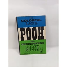Vintage Colorful Land Of Pooh and Christopher Robin (Coloring Book) (14x20)