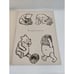 Vintage Colorful Land Of Pooh and Christopher Robin (Coloring Book) (14x20)