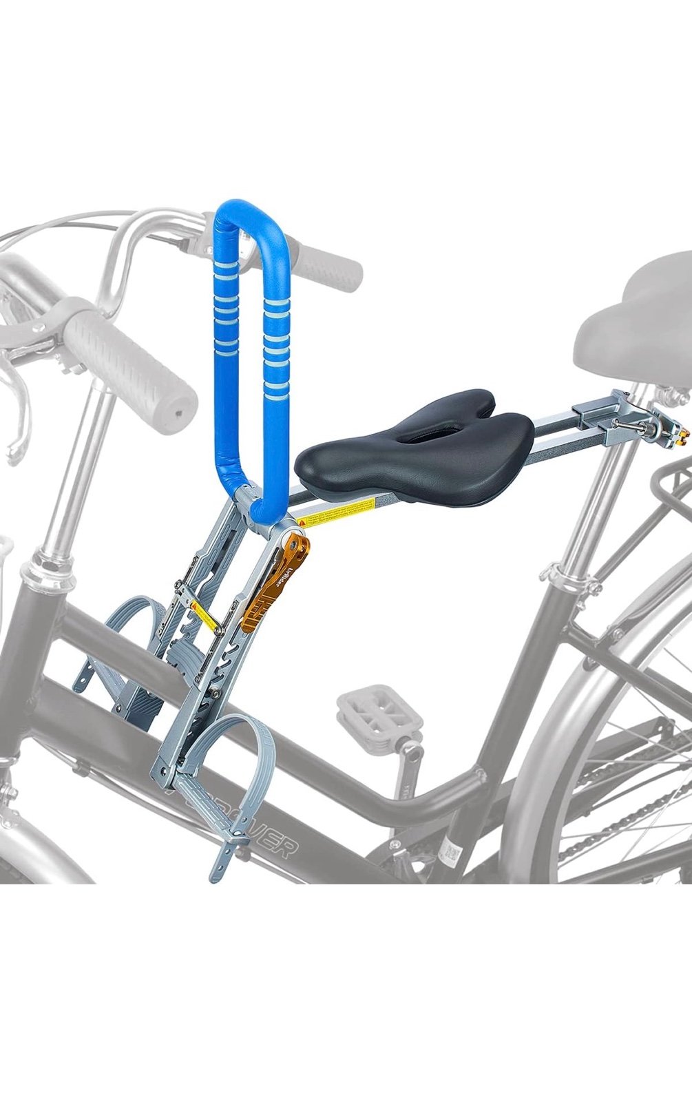 UrRider Bike Seat, BKS-021 Quick-Release Portable Child Bicycle Seat, Blue