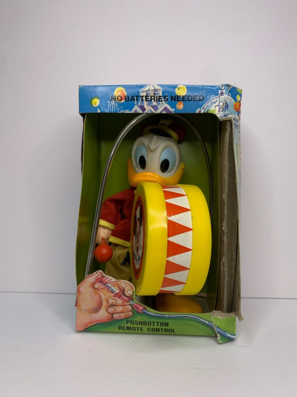 Vintage Walt Disney Donald Duck Character Drummer