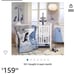 Lambs & Ivy Blue Dinosaur Bedding