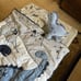 Lambs & Ivy Blue Dinosaur Bedding
