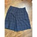 Izod Club Ladies Golf Shorts Navy Blue Plaid Size 10