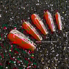 20 piece Long Coffin Press On Nails