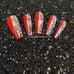 20 piece Long Coffin Press On Nails