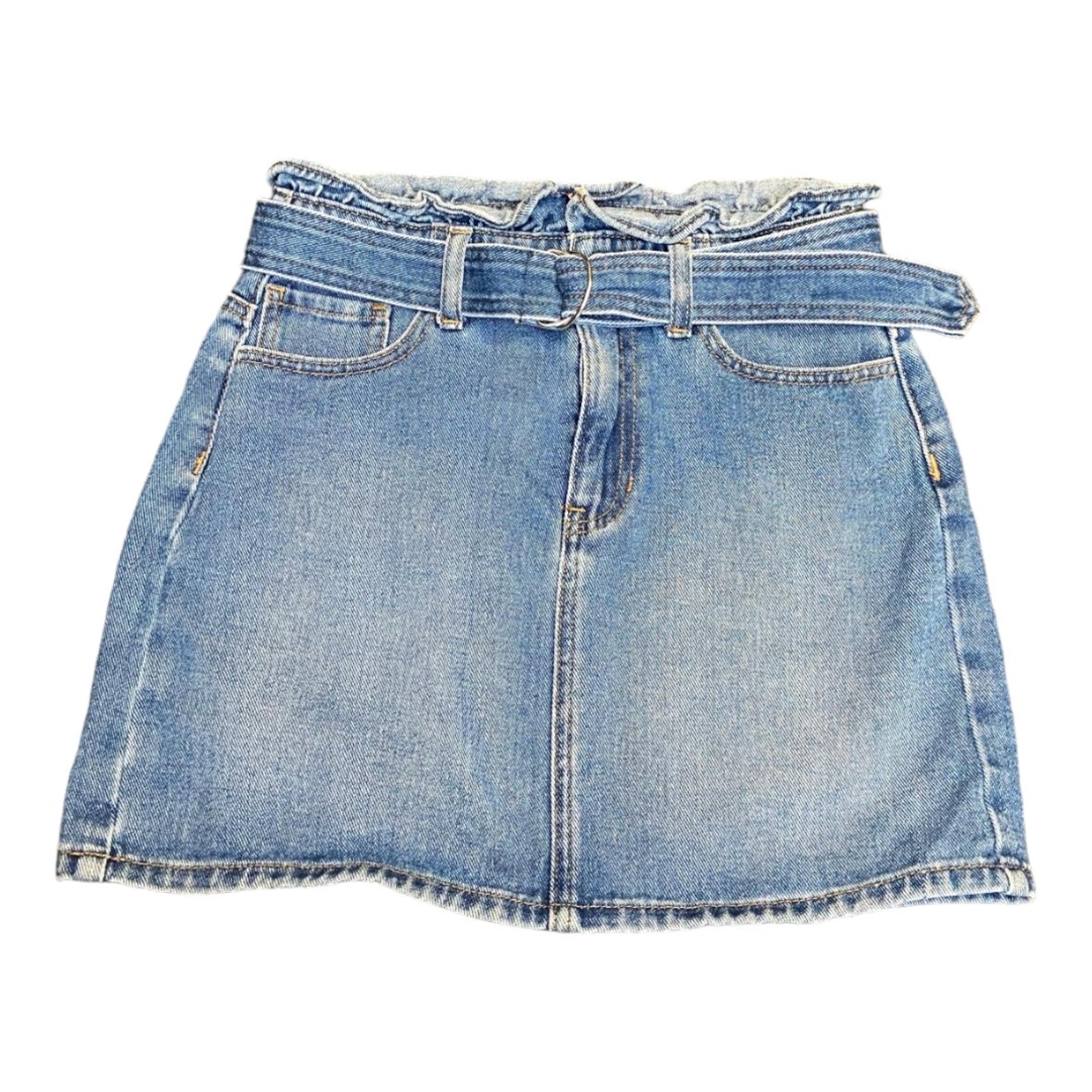PacSun Denim Paper bag Mini Skirt with Belt size 25