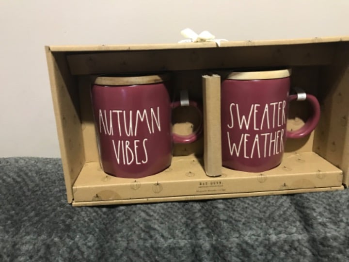 Rae Dunn fall mug set