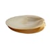 2 Vtg Genuine MOP Mother Of Pearl Sea Shell Caviar Appetizer Plate Dish Large 8
