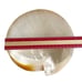 2 Vtg Genuine MOP Mother Of Pearl Sea Shell Caviar Appetizer Plate Dish Large 8