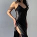 Vintage Y2K Victoria’s Secret Satin Open Laced Sides Slip On Dress sz M