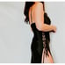 Vintage Y2K Victoria’s Secret Satin Open Laced Sides Slip On Dress sz M