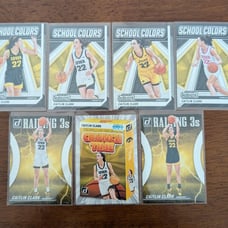 CAITLIN CLARK 2024 Panini Contenders (4) SCHOOL COLORS SET + (3) BONUS CARDS