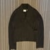Anthropologie Ett Twa Tessa Faux Wrap V Neck Gray baby alpaca blend Sweater S