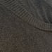 Anthropologie Ett Twa Tessa Faux Wrap V Neck Gray baby alpaca blend Sweater S
