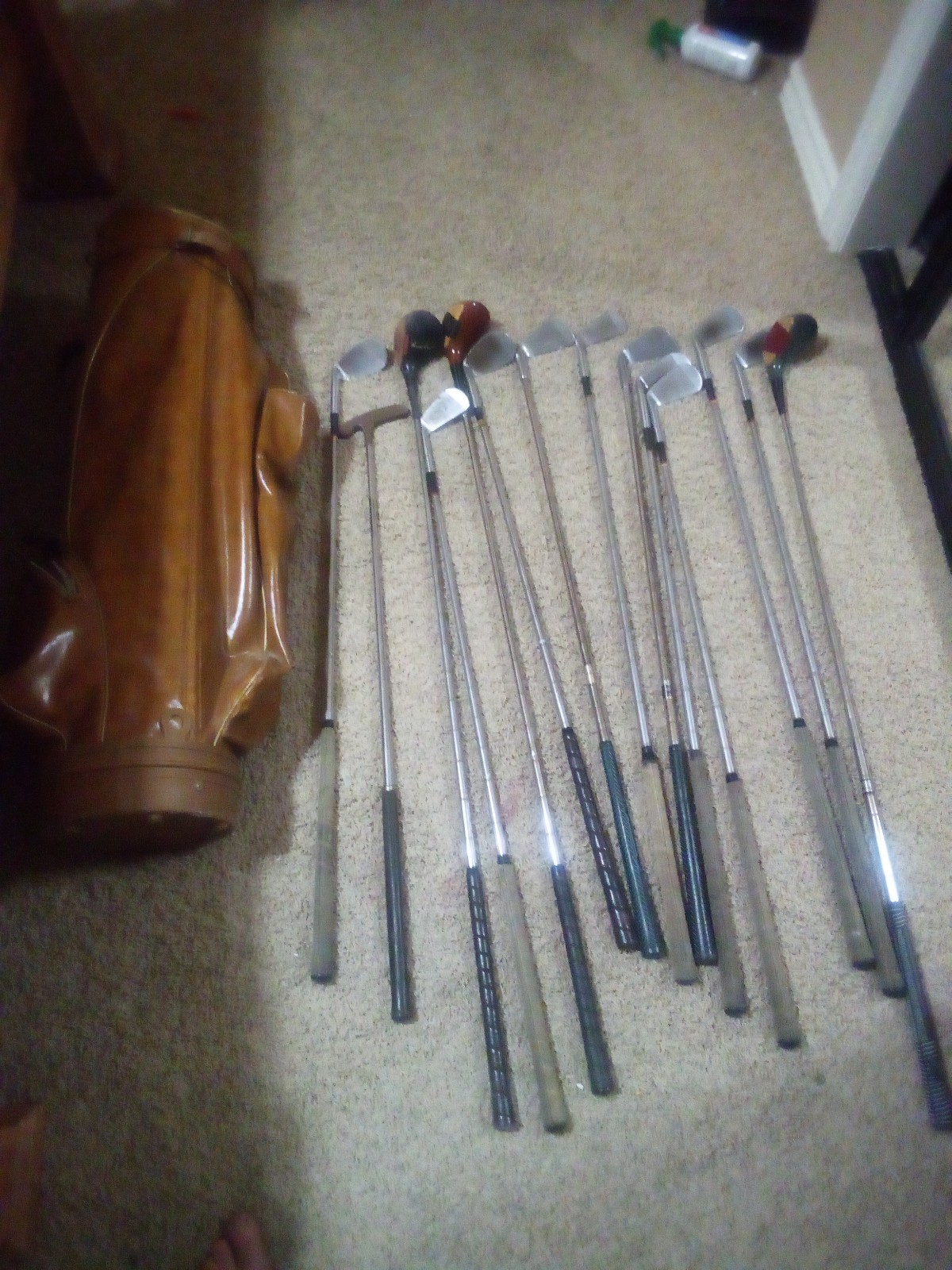 Golf clubs with case