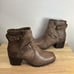 Baretraps Towanda Lug Sole Booties- Mushroom- Size 9 M- NEW