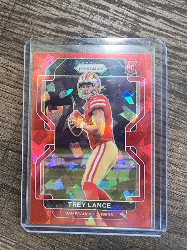Trey Lance Red Cracked Ice