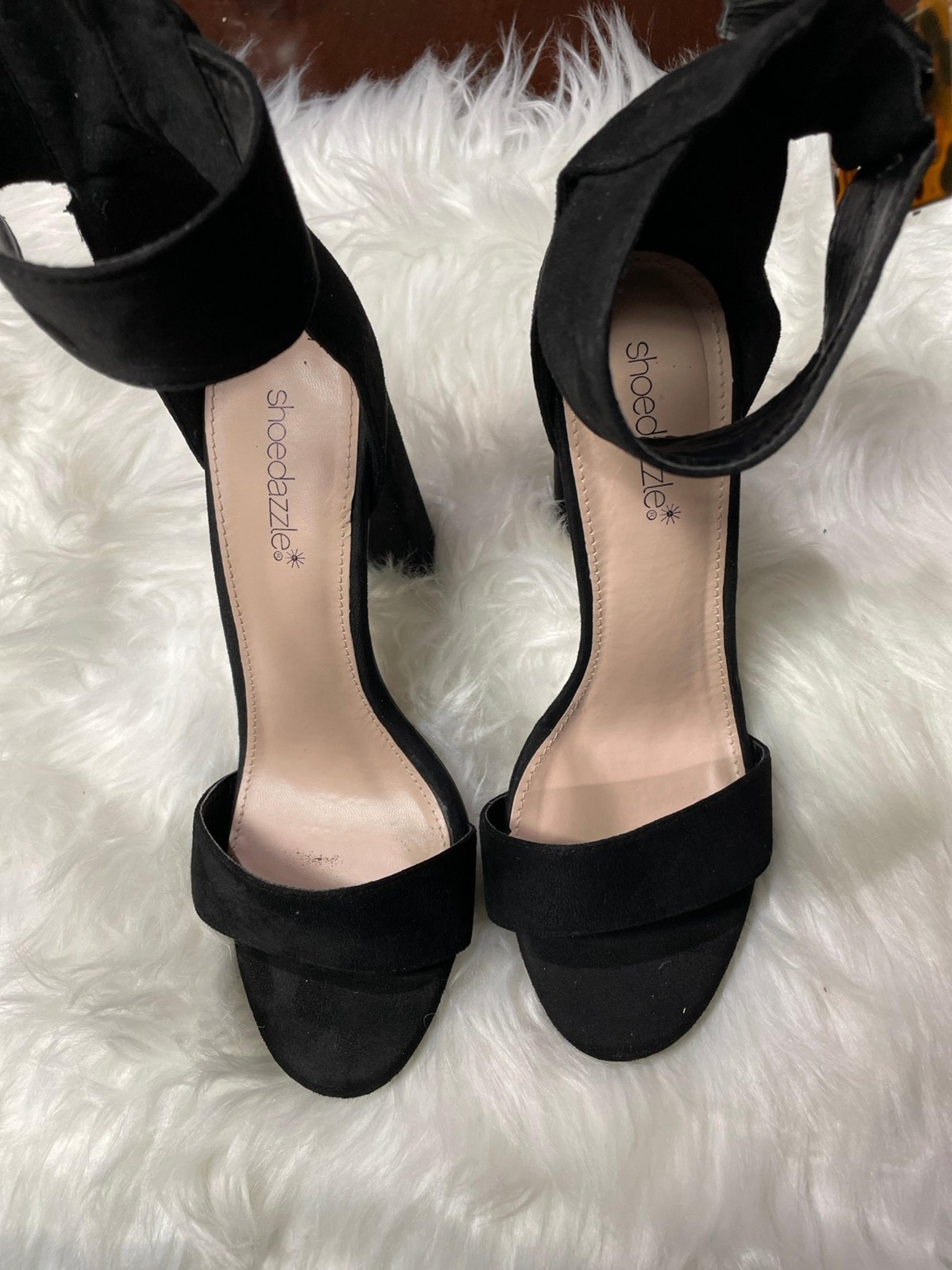 Chunky High Heel - Open Design / Wide Ankle Strap