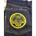 Vintage Y2K 2000s Red Monkey Company Embroidered Pockets Baggy Denim Jeans 38x32