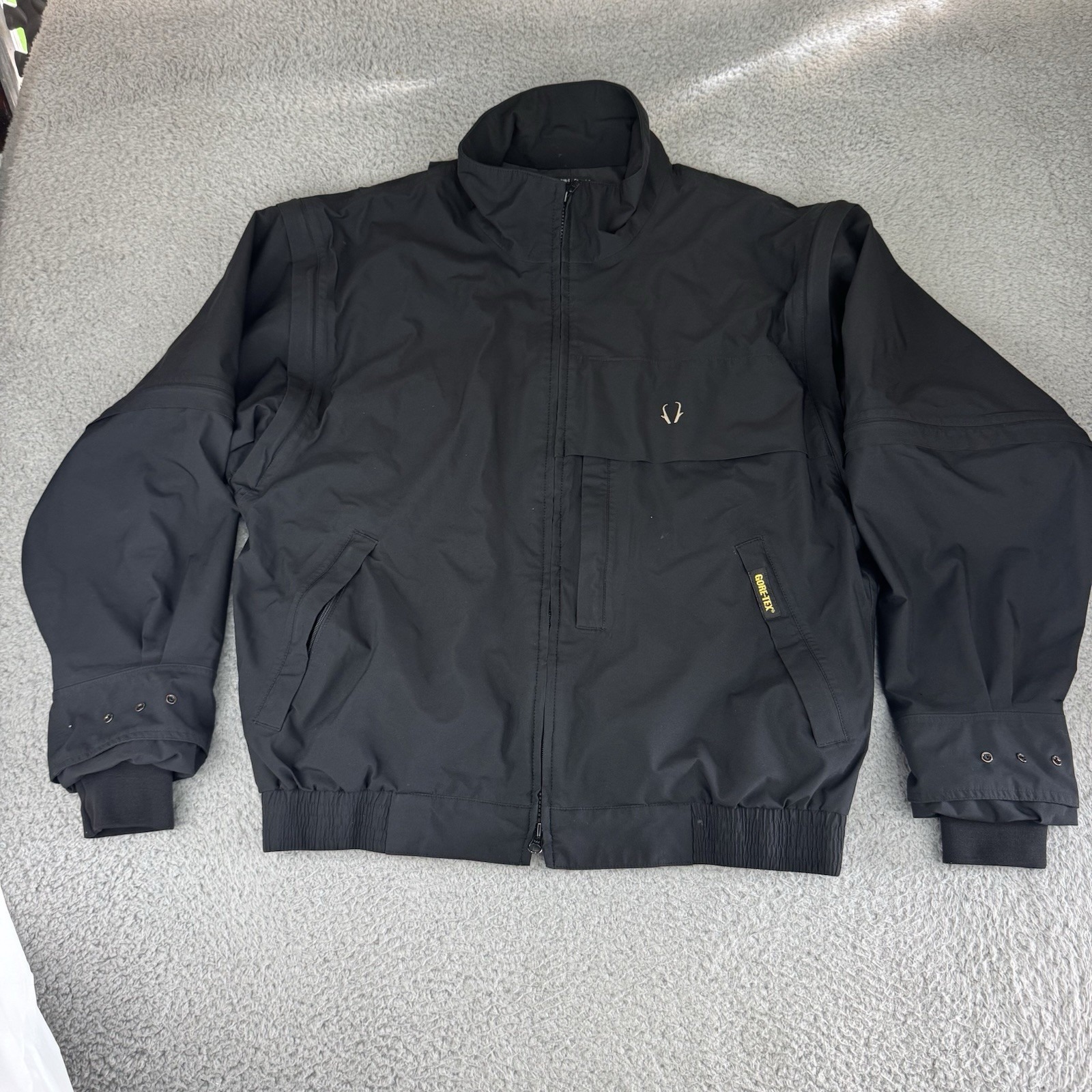 Zero Restriction Tour Lite Traveler Jacket Men's Large Black Convertible Golf
