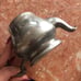 Vintage Solid Pewter 3.5 Inch Pitcher