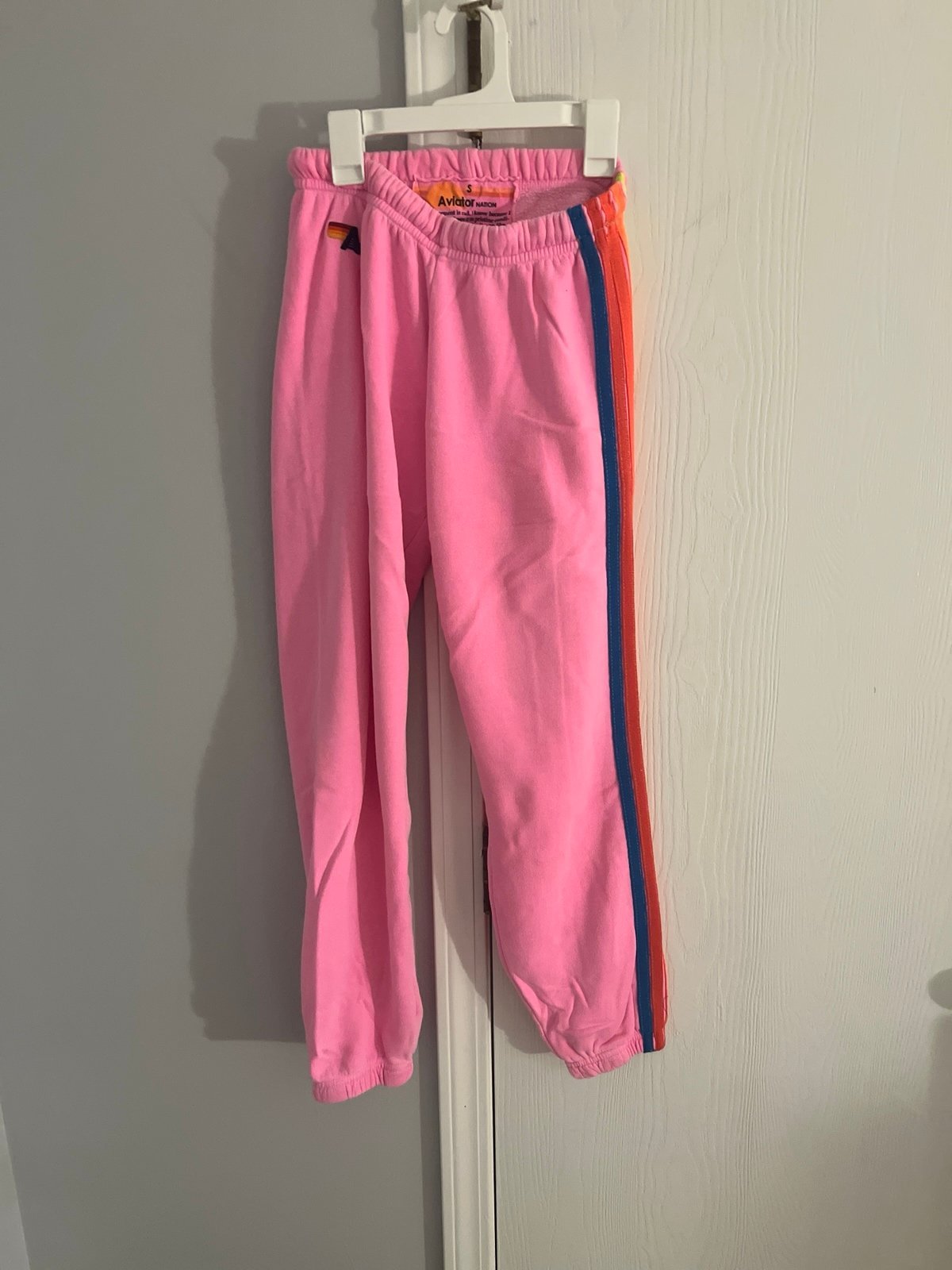 Aviator Nation Hot Pink Sweat Pants
