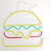 1pc USB Powered Hamburger Neon Light, Acrylic Fast Food Wall Neon Sign,