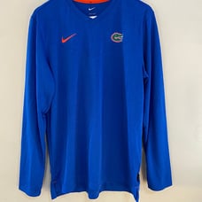 Nike Florida Gators Team Issue On-Field Dri-FIT Coaches Long Sleeve Shirt Men L