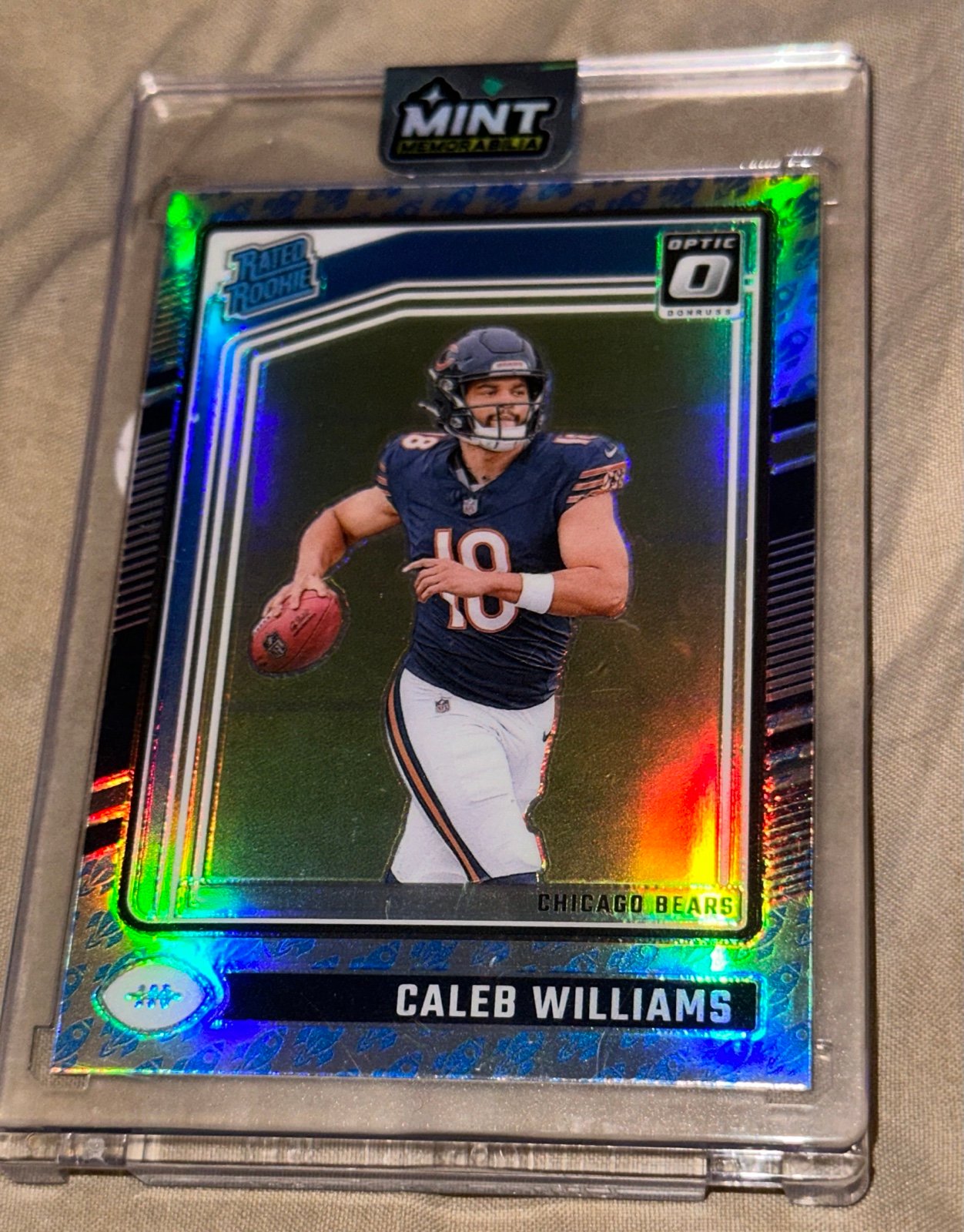 2024 Donruss Optic Caleb Williams Rated Rookie RC Rocket Emoji SSP Rare!