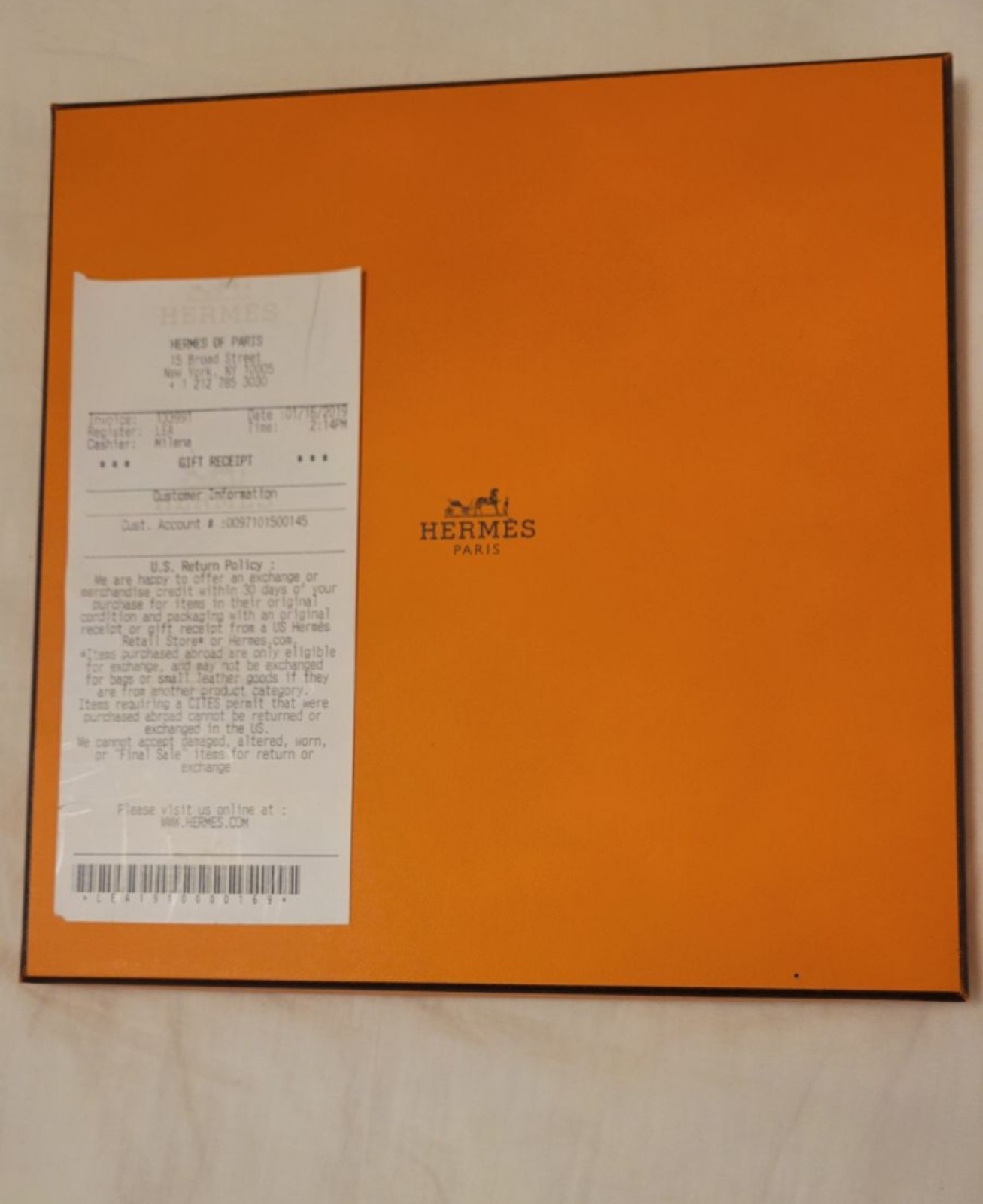 Hermes Les Nouveaux Amoureux de Paris Scarf