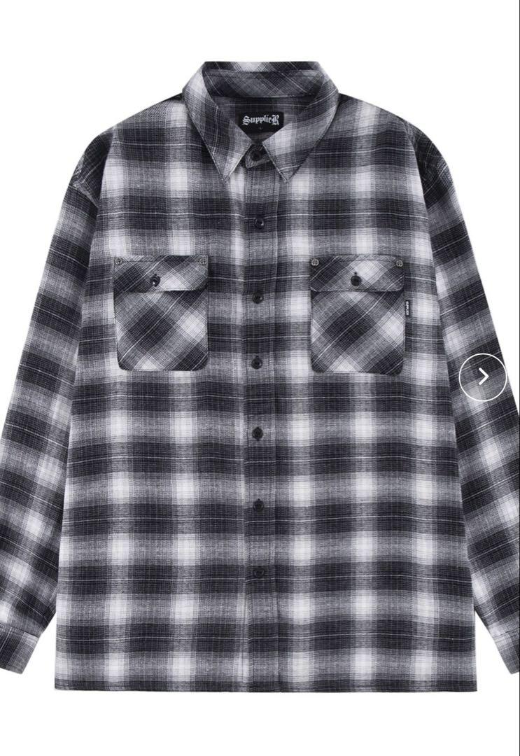 SUPPLIED Long-sleeved Check Shirt