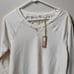 NWT DYLAN by True Grit Lace Back Hi Lo Top Ivory M 88