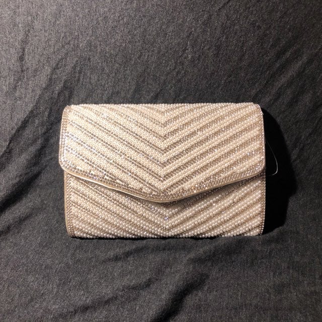 Sparkly beaded clutch